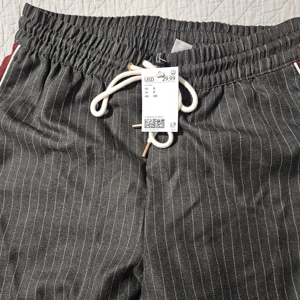 H&M Gray Pinstripe Pants